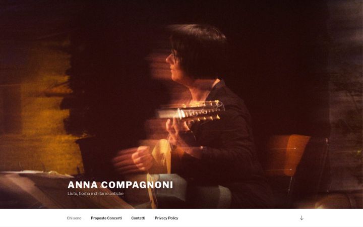 Screenshot of annacompagnoni.it