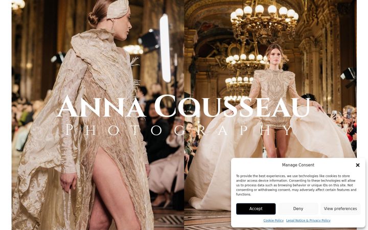 Екранна снимка на annacousseau.com