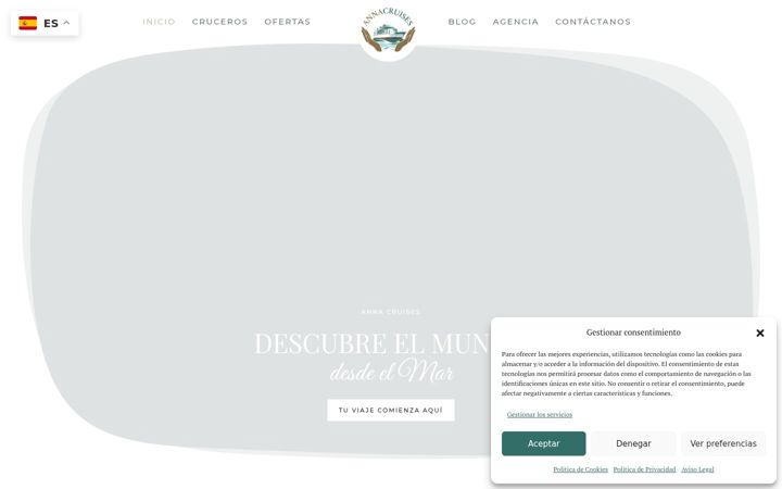 Screenshot of annacruises.com