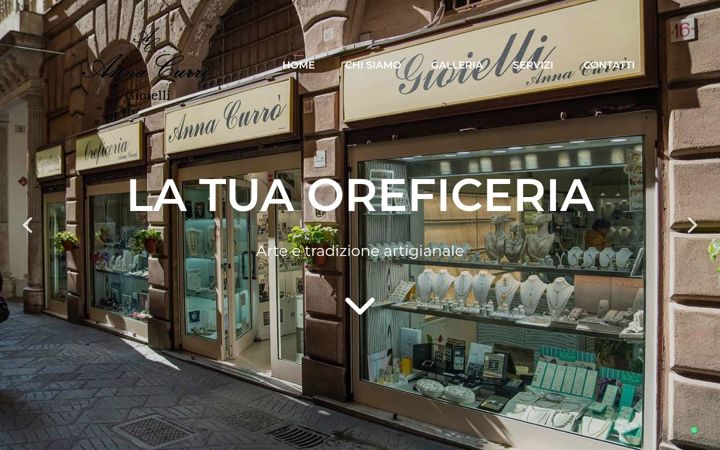 Screenshot von annacurrogioielli.it