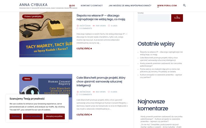 Екранна снимка на annacybulka.com