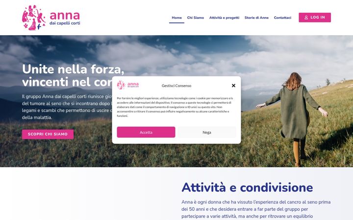 Captură de ecran a annadaicapellicorti.ch