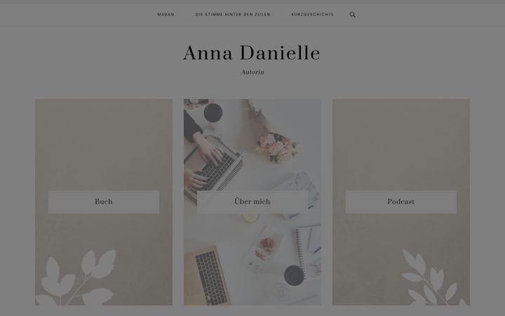 Screenshot of annadanielle.de
