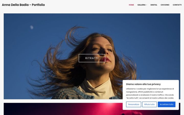 Screenshot of annadellabadia.com
