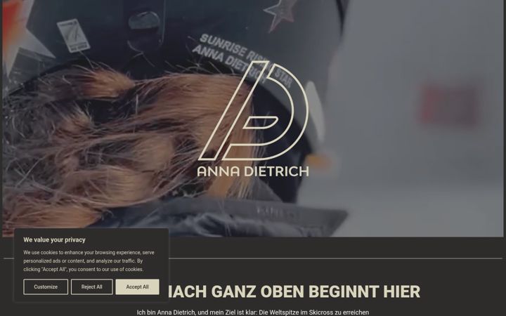Screenshot of annadietrich.ch