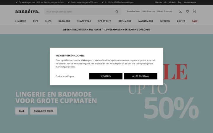 Screenshot of annadiva.nl