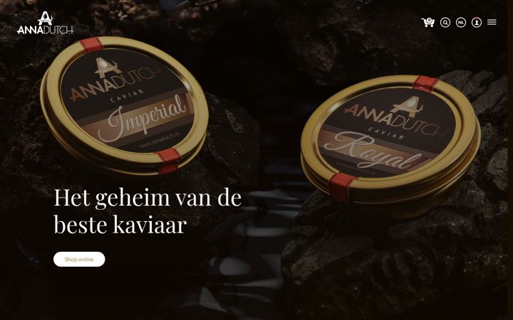 Screenshot di annadutch.nl