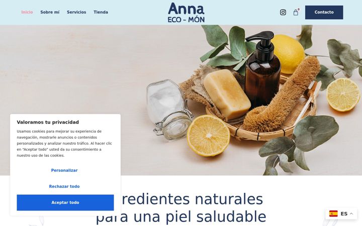 Екранна снимка на annaecomon.com
