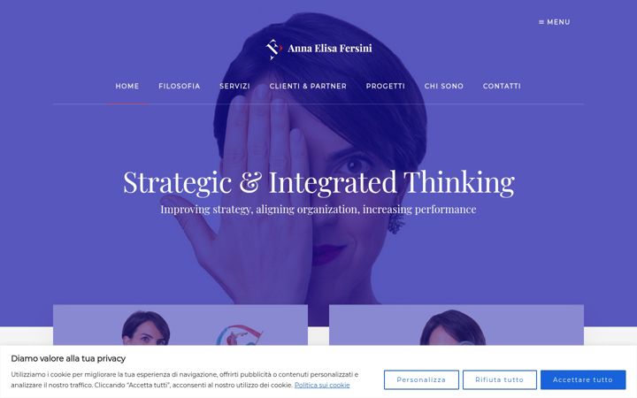 Screenshot of annaelisafersini.com
