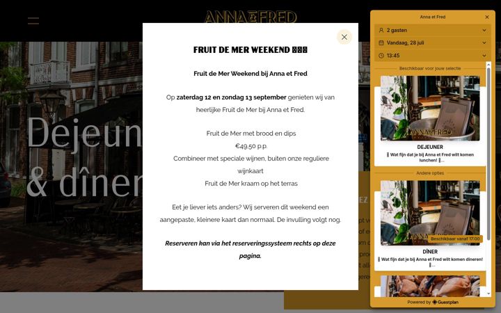 Screenshot of annaetfred.nl