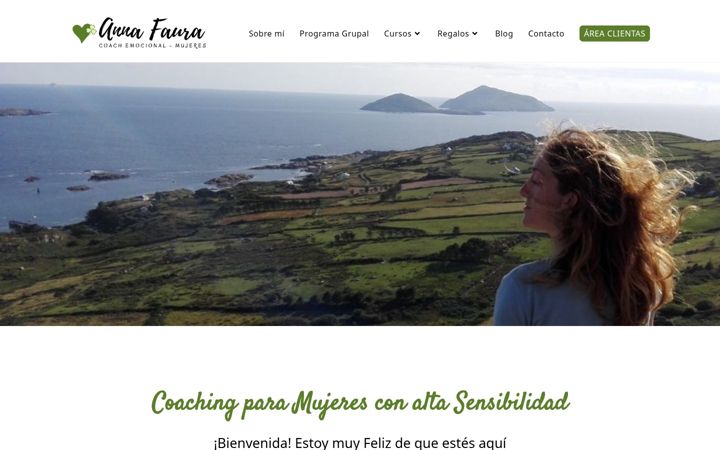 Capture d'écran de annafaura.com