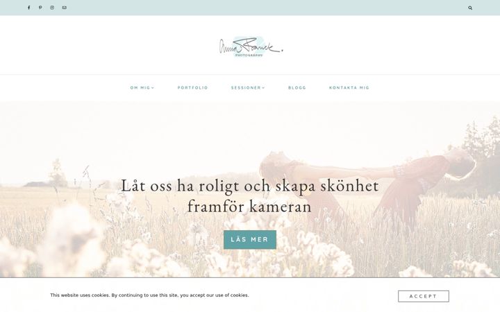Screenshot of annafranck.net