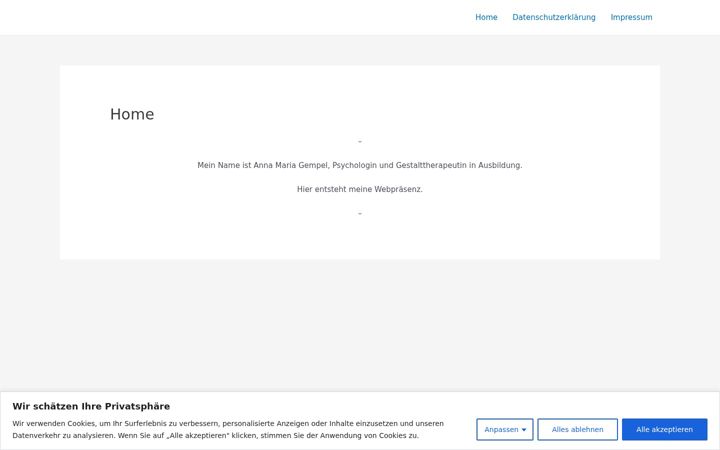 Screenshot of annagempel.de