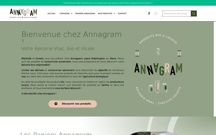 Screenshot of annagram-epicerie-vrac.fr