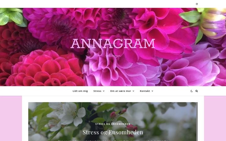 Screenshot of annagram.dk