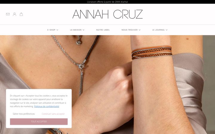 Screenshot of annah-cruz.com