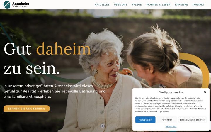 Zrzut ekranu annaheim-wiebelskirchen.de