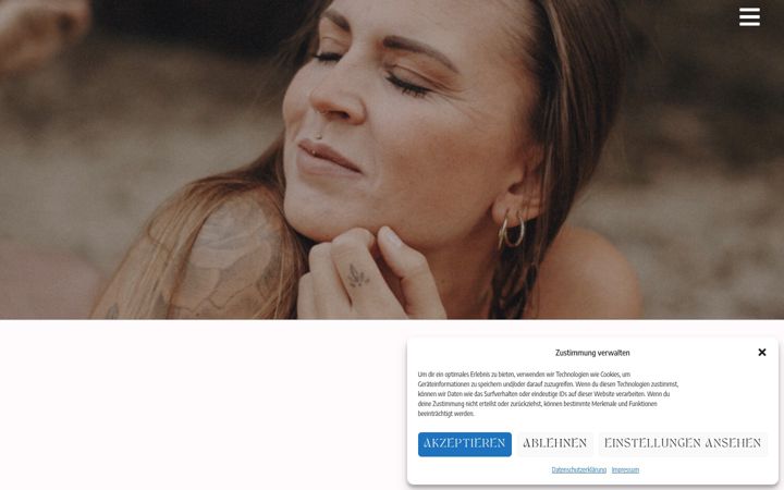 Screenshot of annahinderks.de