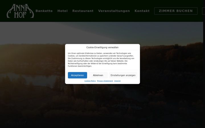 Zrzut ekranu annahof.de