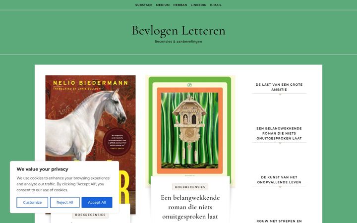 Screenshot of annahusson.com