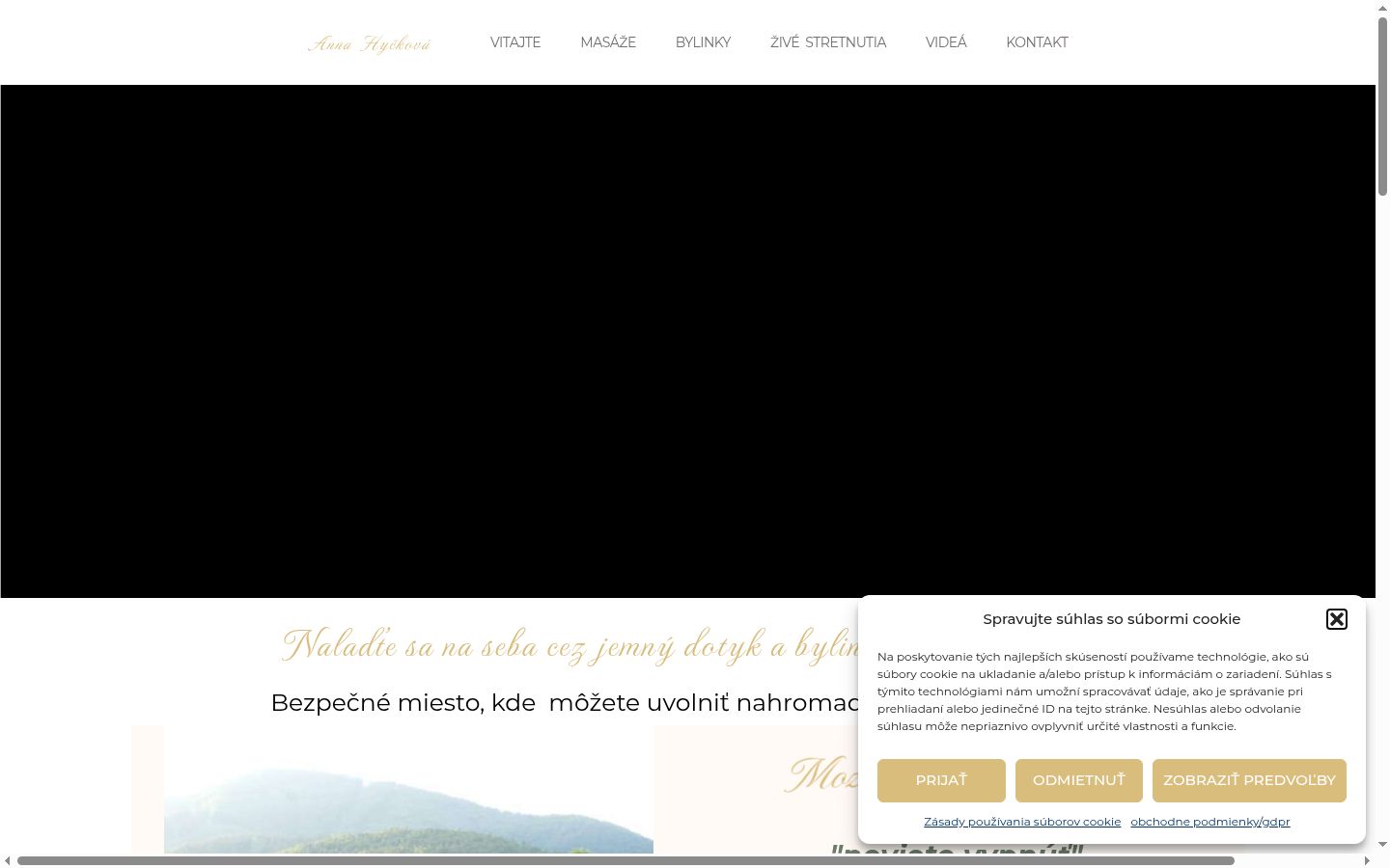 Snímek obrazovky baneru souhlasu zobrazeného před jakoukoli interakcí