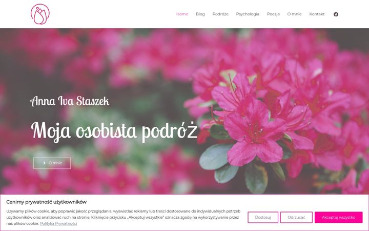 Screenshot of annaivastaszek.pl