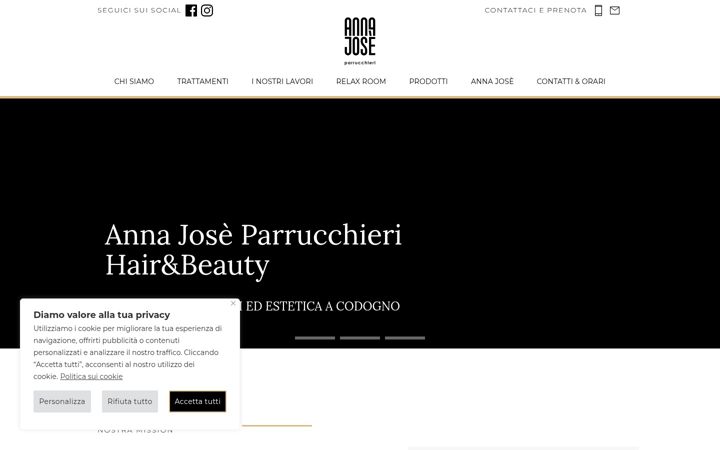 Screenshot of annajose.it