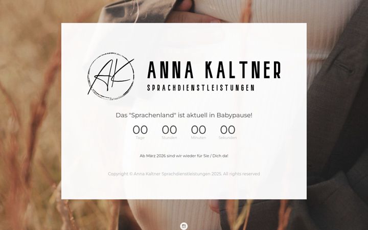 Screenshot of annakaltner.at