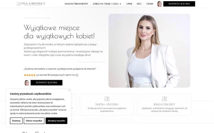Skærmbillede af annakarpowicz.pl