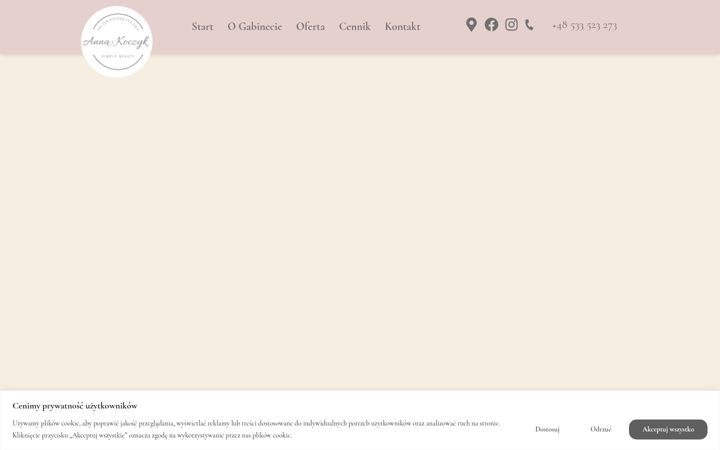 Screenshot of annakoczyk.pl