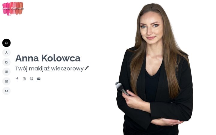 Screenshot of annakolowca.pl