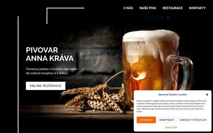 Screenshot of annakrava.cz