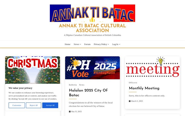 Skærmbillede af annaktibatac.com