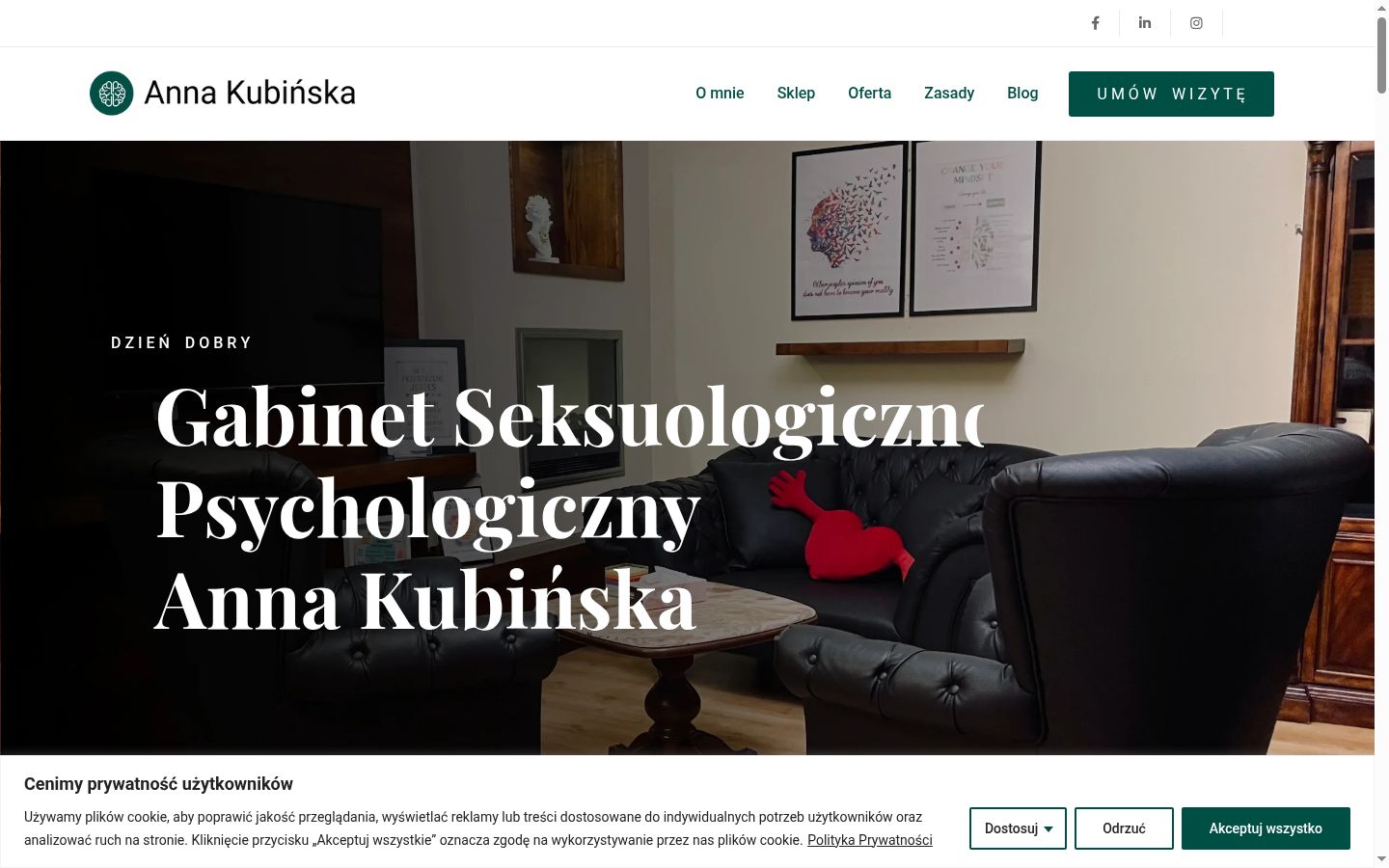 Snímek obrazovky baneru souhlasu zobrazeného před jakoukoli interakcí