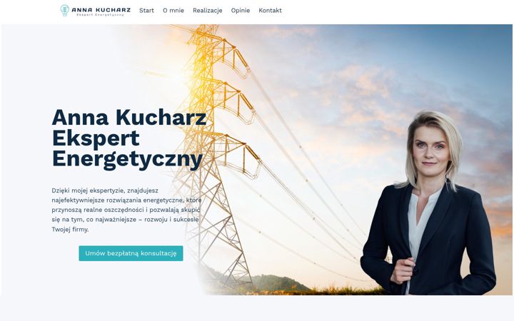 Screenshot of annakucharz.pl