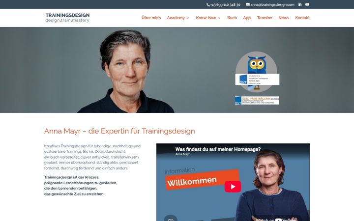 Screenshot of annalangheiter.com