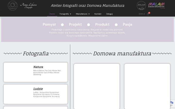Screenshot of annalekava.com