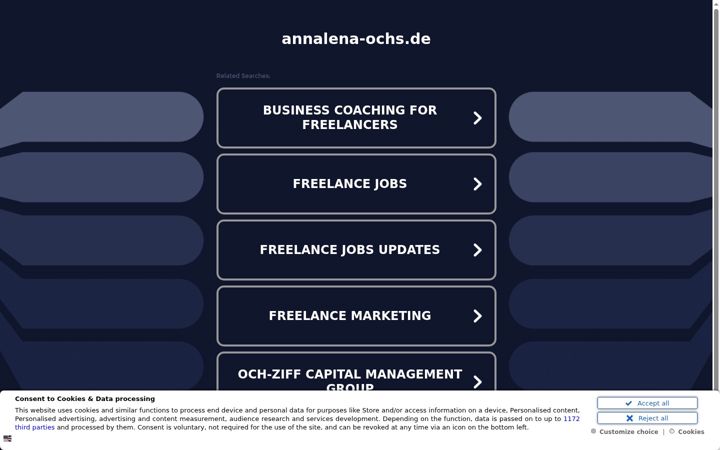 Screenshot of annalena-ochs.de