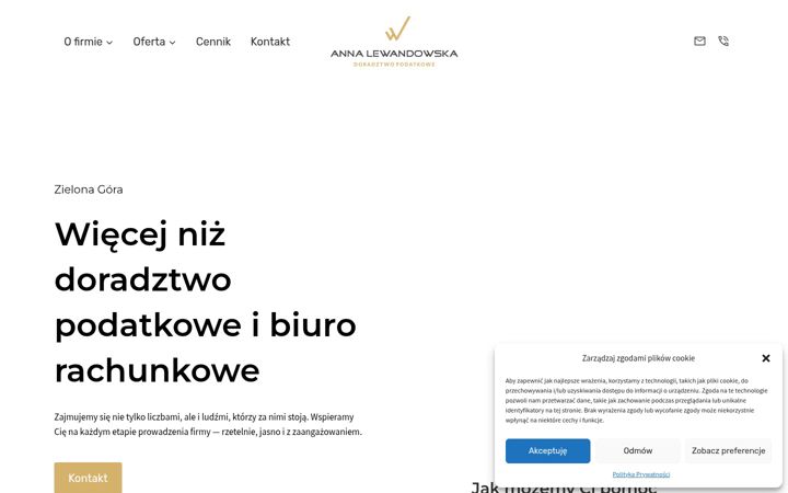 Screenshot of annalewandowska.net