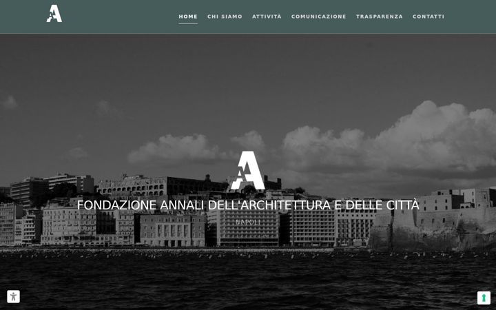 Captura de pantalla de annaliarchitettura.it