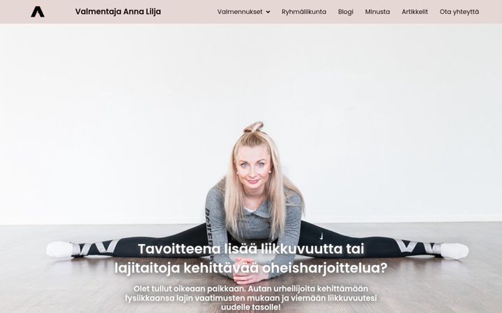 Képernyőkép: annalilja.fi