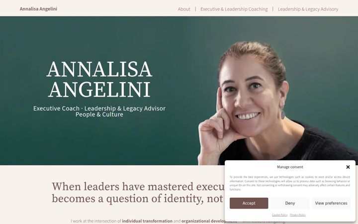 Screenshot of annalisa-angelini.com