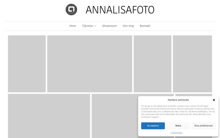 Screenshot of annalisafoto.se