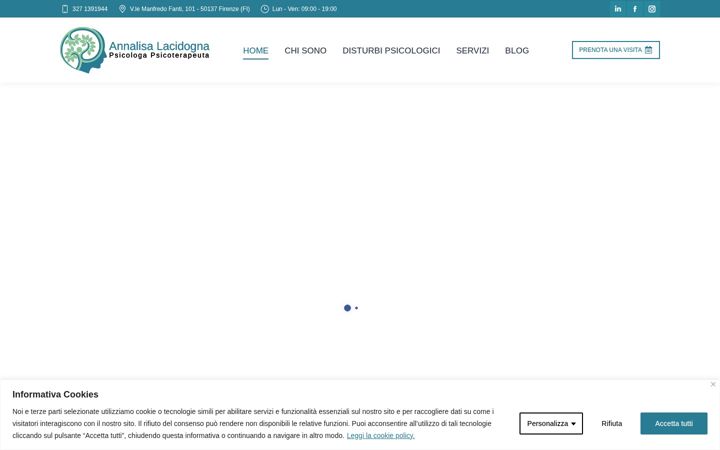 Screenshot of annalisalacidogna.it