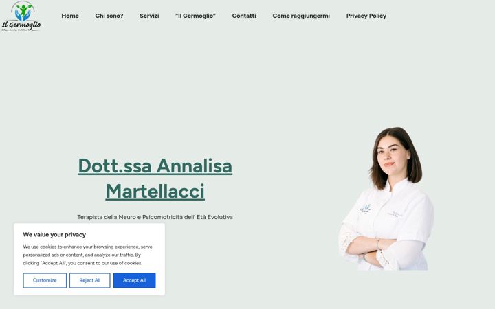 Screenshot of annalisamartellacci.it