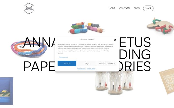 Screenshot of annalisametus.it