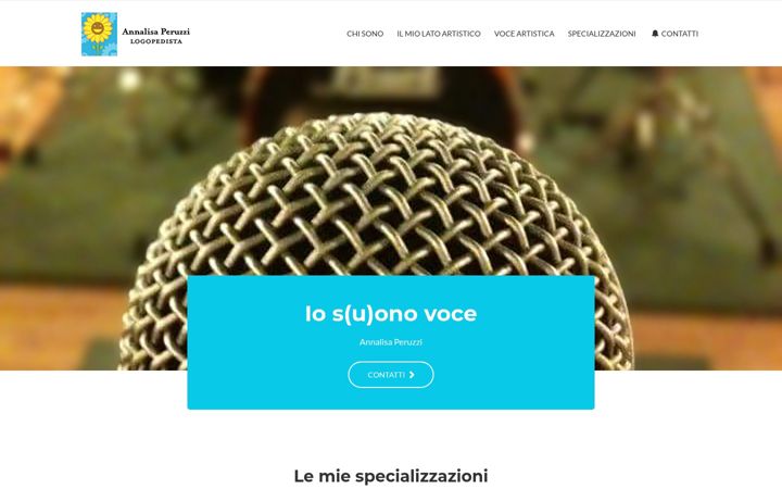 Screenshot of annalisaperuzzi.it