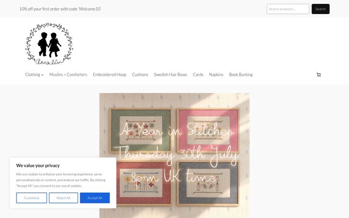 Screenshot of annaliv.co.uk
