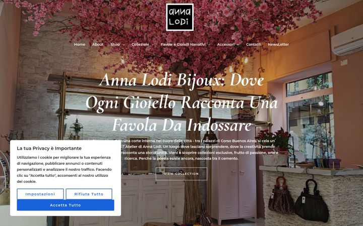 Screenshot von annalodi.com