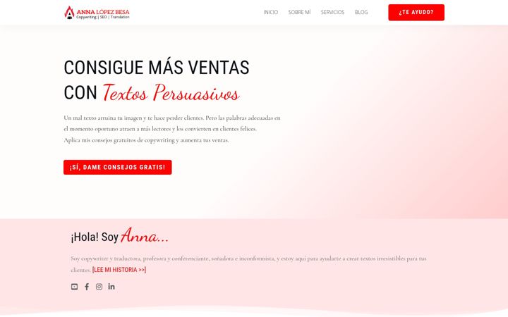 Screenshot von annalopezbesa.com